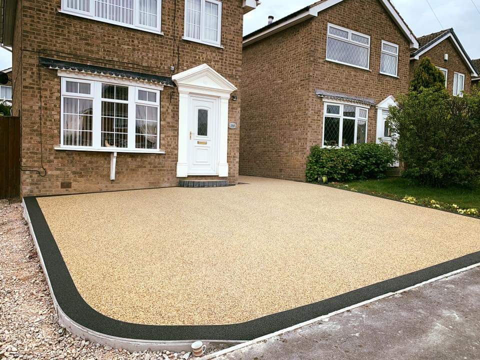 Resin driveway