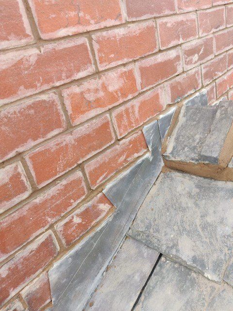 Chimney repair work